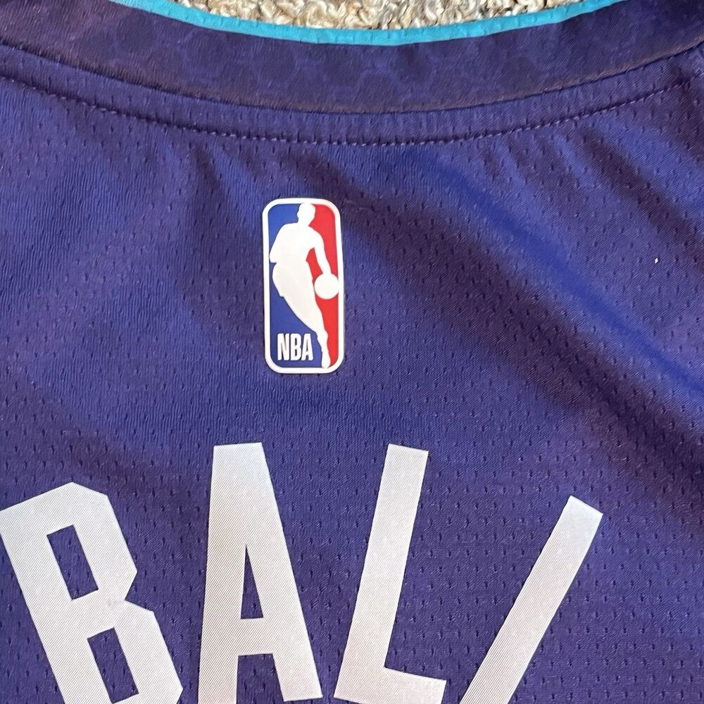NBA Jordan Charlotte Hornets LaMelo Ball Jersey #1 Men’s 3XL (60) - Picture 10 of 12